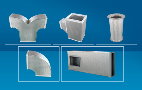 Polyurethane and phenolic aluminum foil air duct