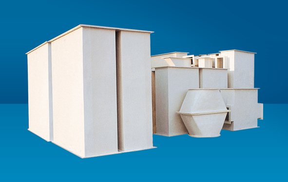 Fiberglass magnesium oxychloride  duct